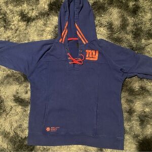 NFL Pro Line Ny Giants Womens/Mens Pullover Laced Hoodie
